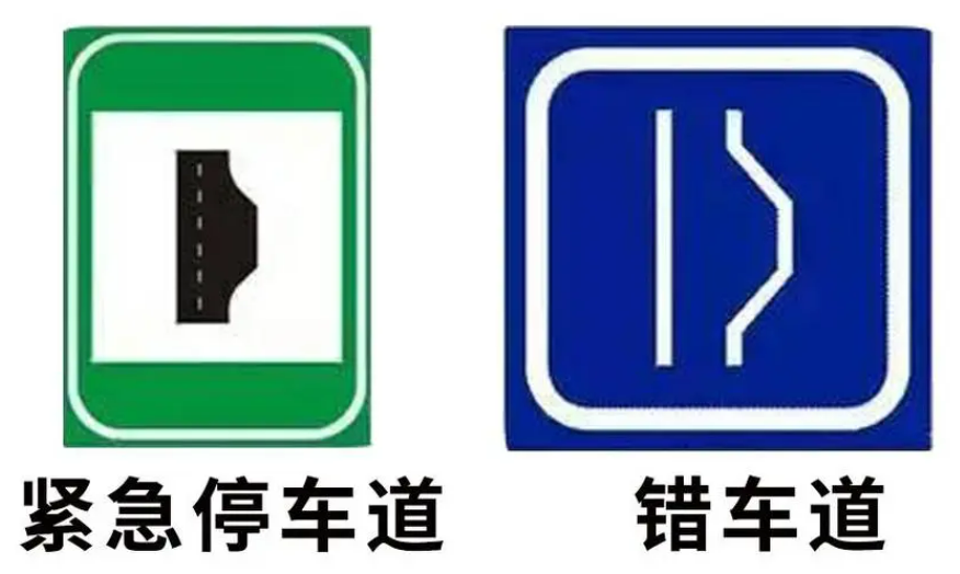 錯車道和緊急停車帶